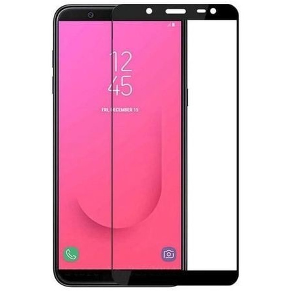 Защитное стекло CASE Full Glue для Samsung Galaxy J8 (черный)
