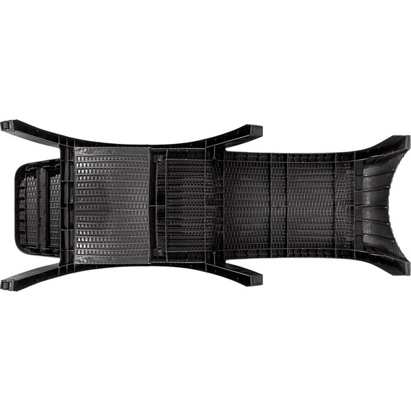 Шезлонг Ellastik Plast Rattan (антрацит)