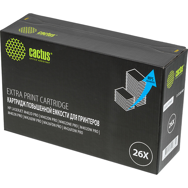 Картридж лазерный Cactus CS-CF226X-MPS CF226XX (черный)