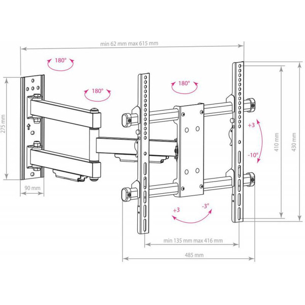 Кронштейн для телевизора Arm Media PARAMOUNT-40