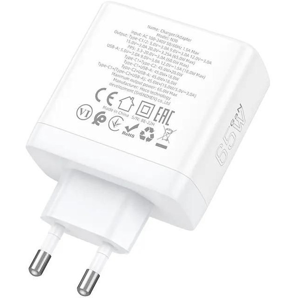 Сетевое зарядное устройство Hoco N30 Glory 84155