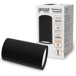 Светильник Gauss Basic GU10 HD061 (черный)