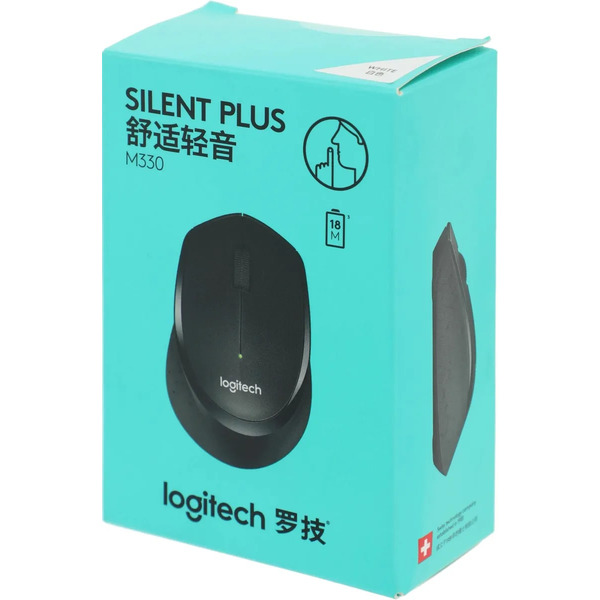 Мышь Logitech M330 Silent Plus 910-004926 (белый)