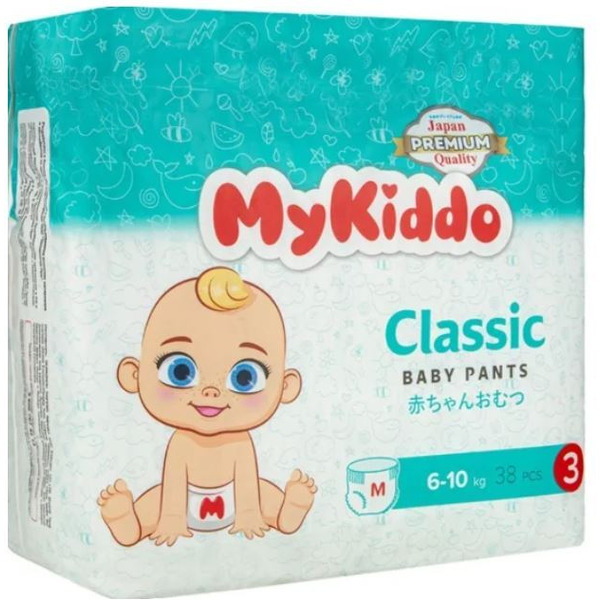 Подгузники-трусики MyKiddo Classic M 6-10 кг (38 шт)
