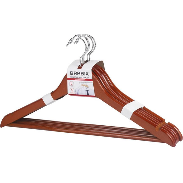 Вешалки-плечики BRABIX 601161 (5 шт)