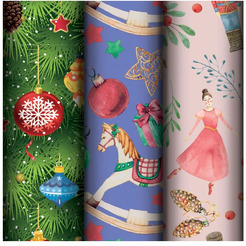 Бумага упаковочная ЗОЛОТАЯ СКАЗКА 592611 (набор 3 шт)