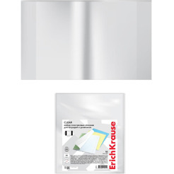 Набор обложек Erich Krause Fizzy Clear для тетр. и дневн. 50 мкм 212x347 мм 44510 (10 шт)