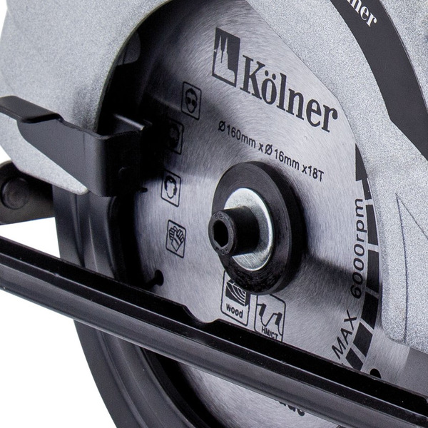 Дисковая пила Kolner KCS 160/1300 (8031000096) кн160-1300цс
