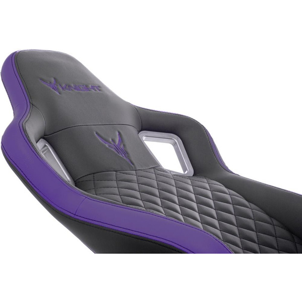 Кресло игровое Knight Outrider (1685571) черный/фиолетовый