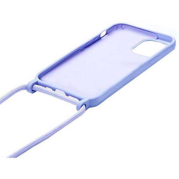 Бампер Bingo Lanyard для Apple iPhone 12 (фиолетовый)