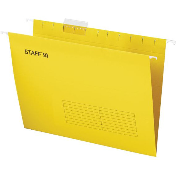 Папка подвесная Staff 270930 (10 шт, желтый)