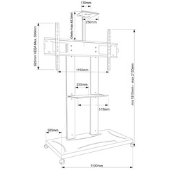 Подставка для теле- и радиоаппаратуры МСТ-3-Г