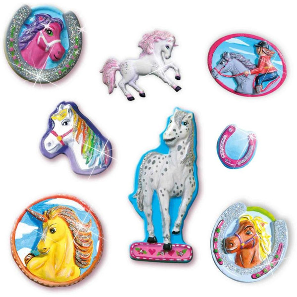 Набор для творчества из гипса SES Creative Волшебные лошадки 01155