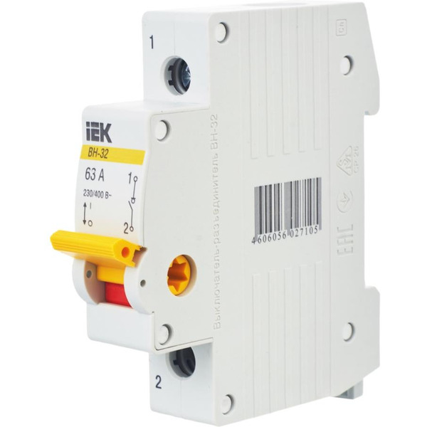 Выключатель нагрузки IEK ВН-32 1Р 63А MNV10-1-063