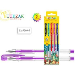Набор гелевых ручек, 5 цветов, (Tukzar) арт. TZ 5209- 5