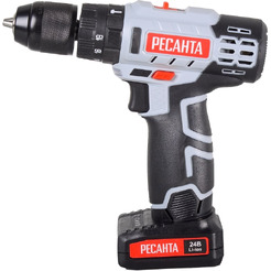Дрель-шуруповерт Ресанта  ДА-24-2ЛК-У (75/14/8)