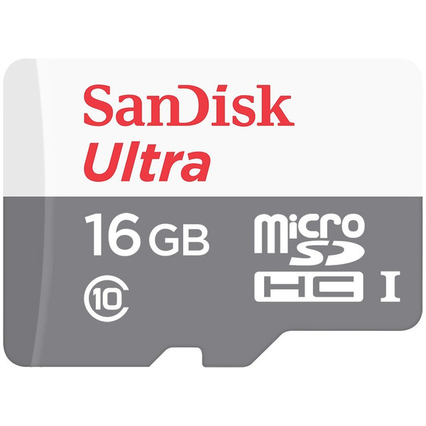 Карта памяти SanDisk Ultra Android microSDHC 16GB 10 CL (SDSQUNB-016G-GN3MN)