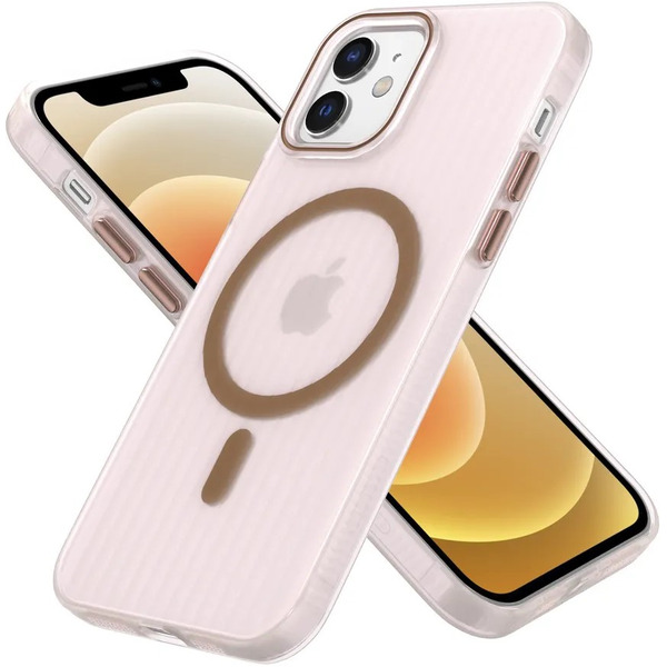 Задняя накладка CASE Translucent Strip Apple iPhone 12 / 12 Pro (золотой)