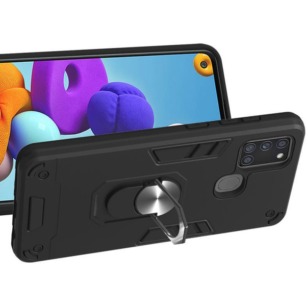 Бампер Bingo Warrior для Samsung Galaxy A21s (черный)