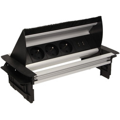 Блок розеточный Orno OR-AE-1362-B.AL-FR 1,8 м