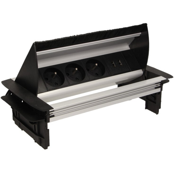 Блок розеточный Orno OR-AE-1362-B.AL-FR 1,8 м