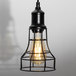 Светильник подвесной ЭРА PL10 BK Б0037457