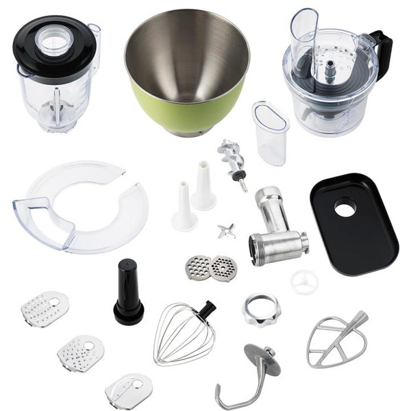 Кухонная машина KITFORT КТ-1332-1 4 в 1 (фисташковый)