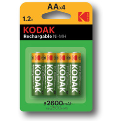 Аккумулятор Kodak HR6-4BL 2600mAh [KAAHR-4] 30955097-RU1