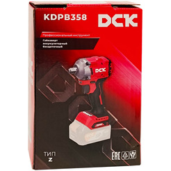 Гайковерт DCK KDPB358(TYPE Z) без АКБ и ЗУ