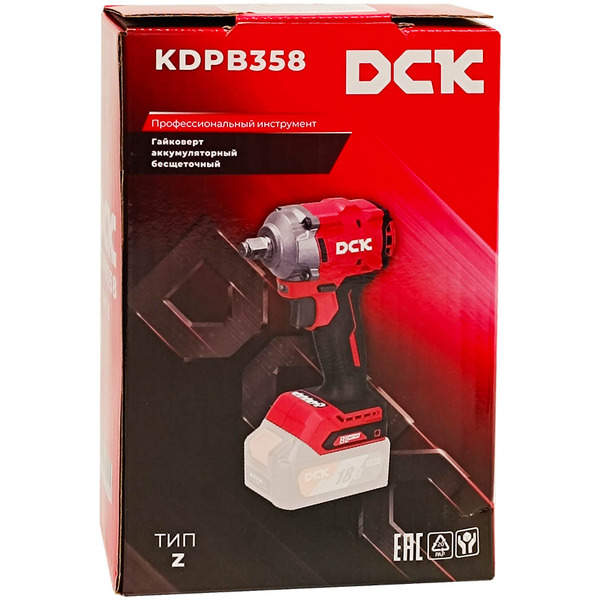 Гайковерт DCK KDPB358(TYPE Z) без АКБ и ЗУ