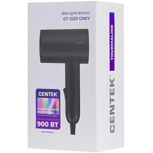 Фен Centek CT-2201 Grey