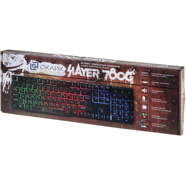 Клавиатура Oklick 780G Slayer