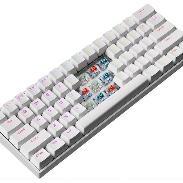 Клавиатура MCHOSE Ace 60 Pro White (TTC Uranus Magnetic Standard)