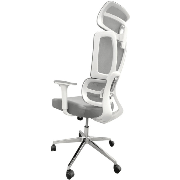Кресло офисное SITUP PALMA WHITE chrome (сетка Grey/ Grey)