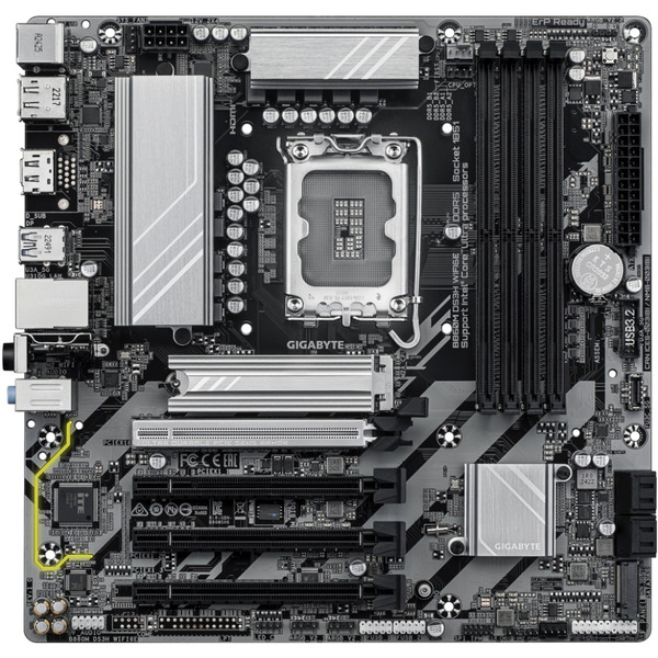Материнская плата Gigabyte B860M DS3H WiFi6E