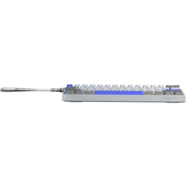 Клавиатура AULA WIN60HE MAX White-Gray-Blue
