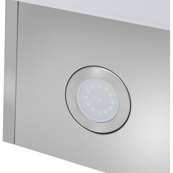 Кухонная вытяжка MAUNFELD Mersey 90 (нержавеющая сталь\белое стекло)