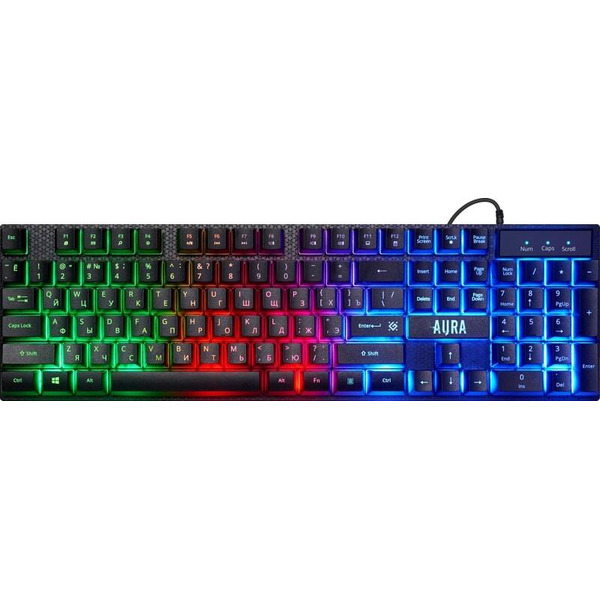 Игровой набор  Defender Aura MKP-117 (мышь+клавиатура+ковер)