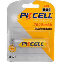Литий-ионный аккумулятор PKCELL 18650 2600-1B