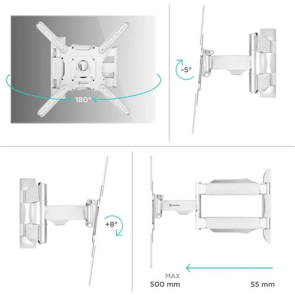 Кронштейн для телевизора Onkron M4 (белый)