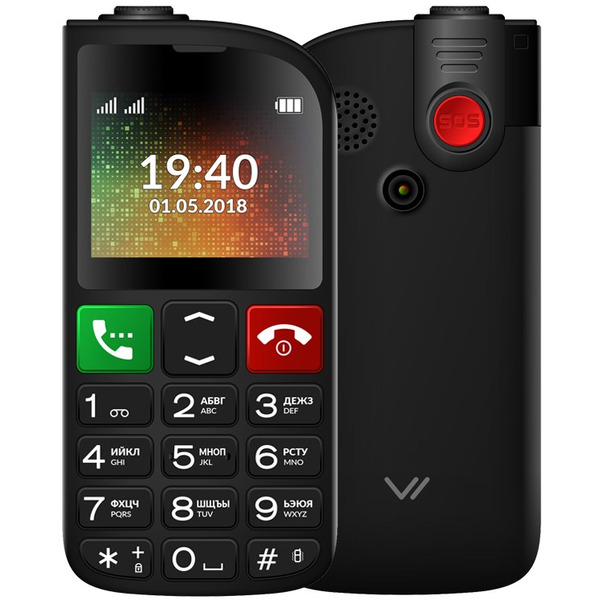 Мобильный телефон Vertex C315 (черный)