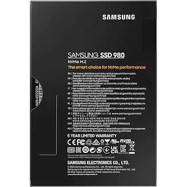 SSD Samsung 980 500GB MZ-V8V500BW