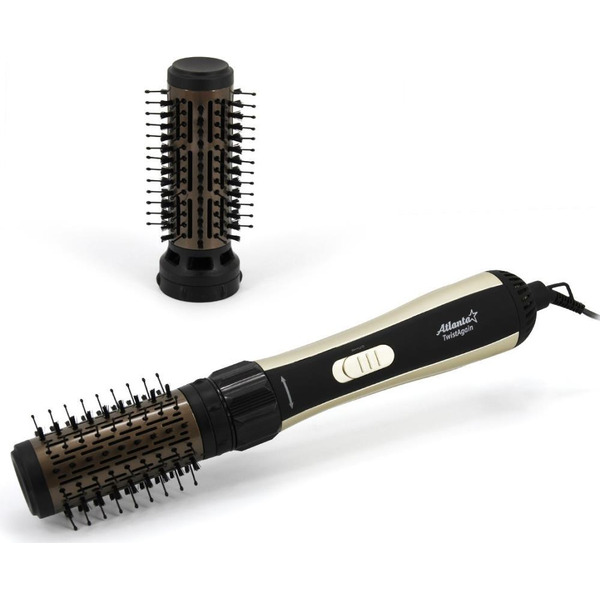 Фен-щетка Atlanta ATH-6841 (черный/золотистый)