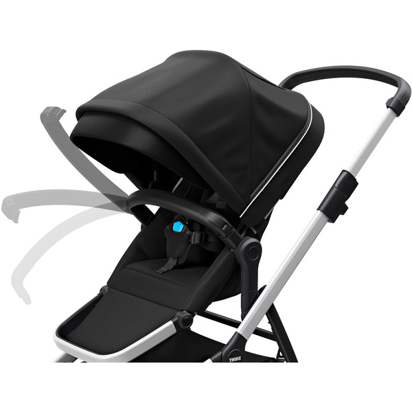 Коляска детская Thule Sleek + Bassinet 11000007 Black