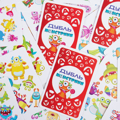 Настольная игра DREAM MAKERS 2127C "Дубль Монстрики. Cards"