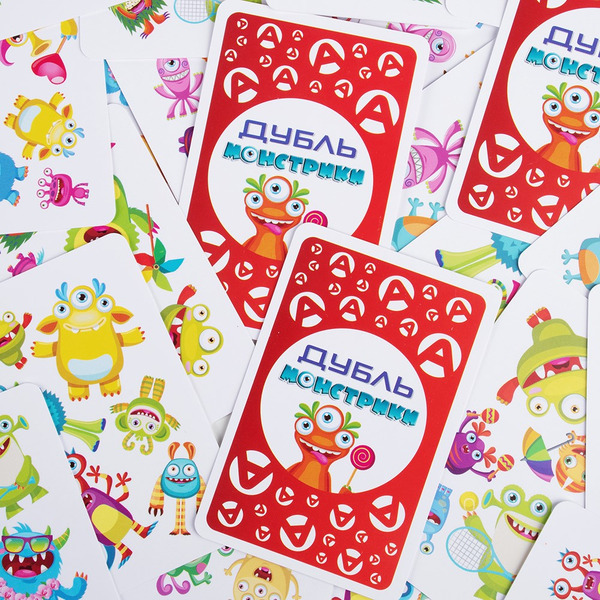 Настольная игра DREAM MAKERS 2127C "Дубль Монстрики. Cards"