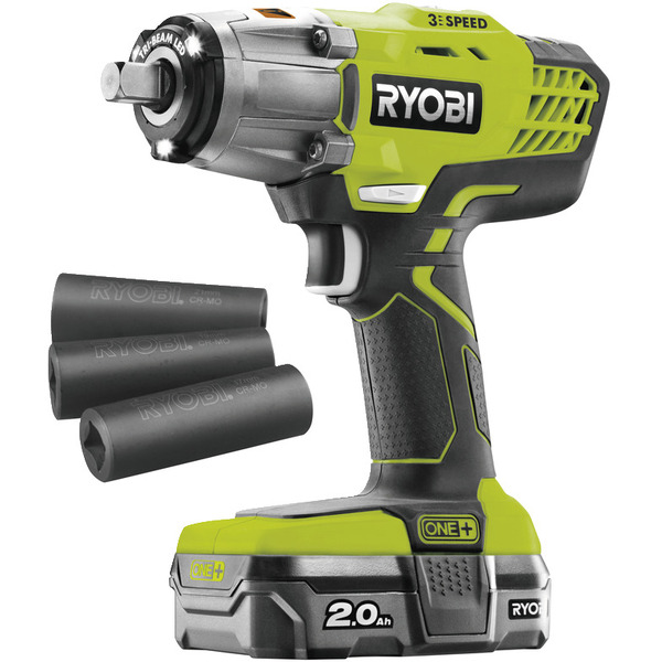 Гайковерт Ryobi R18IW3-120S (5133003574 ONE +) с 1-м АКБ