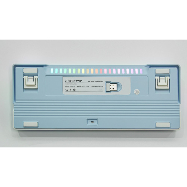 Клавиатура Cyberlynx ZA63 Pro (White,blue,orange, TNT Yellow)