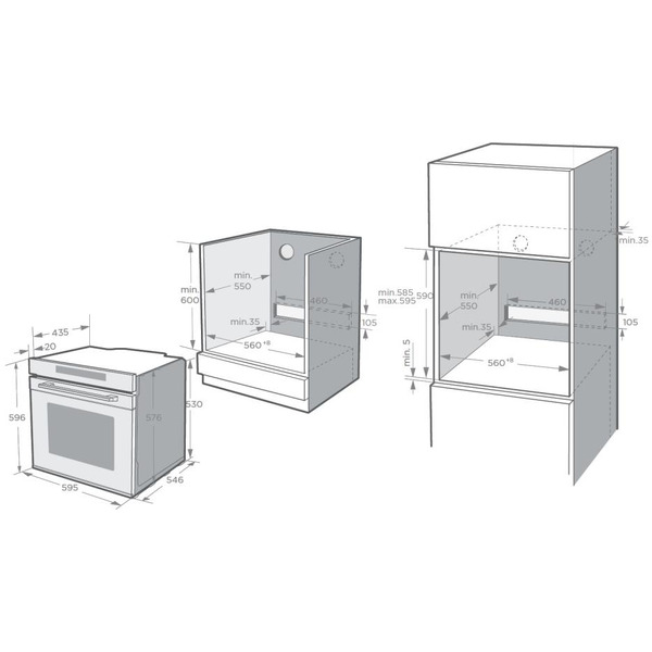 Духовой шкаф с СВЧ WEISSGAUFF EOM 991 SB