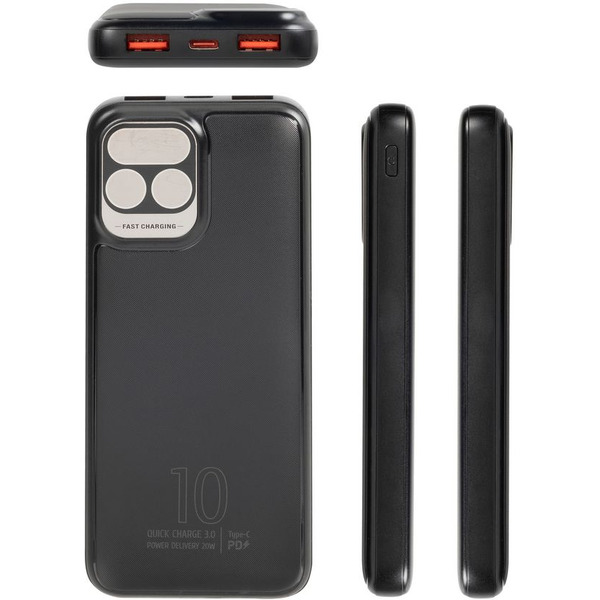 Внешний аккумулятор RIVACASE VA2511 (10 000mAh) Black